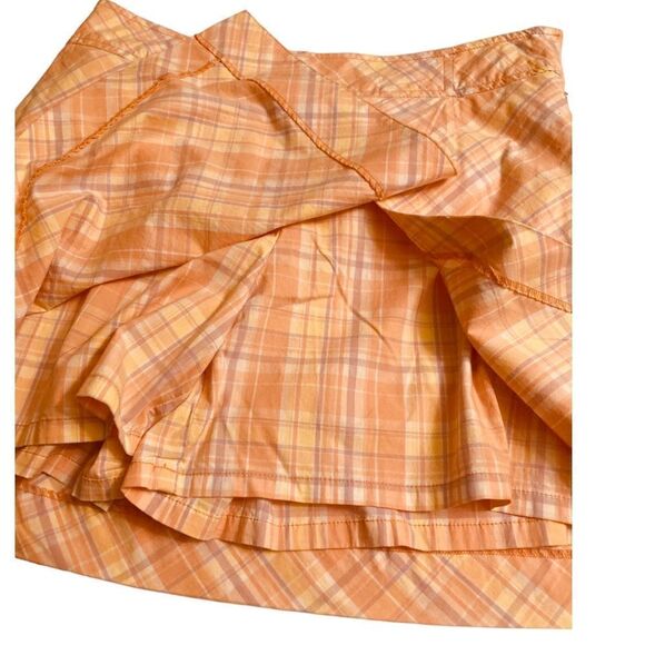 Sonoma Orange Checkered Skort - Picture 3 of 8